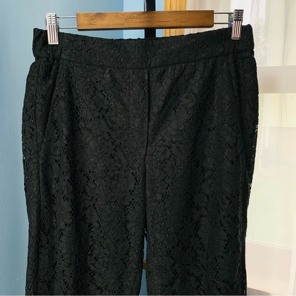 J. Crew Easy Pant in Black Lace - Picture 2 of 6